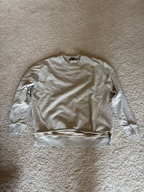 ALL SAINTS Crewneck Sweatshirt - Light Gray M